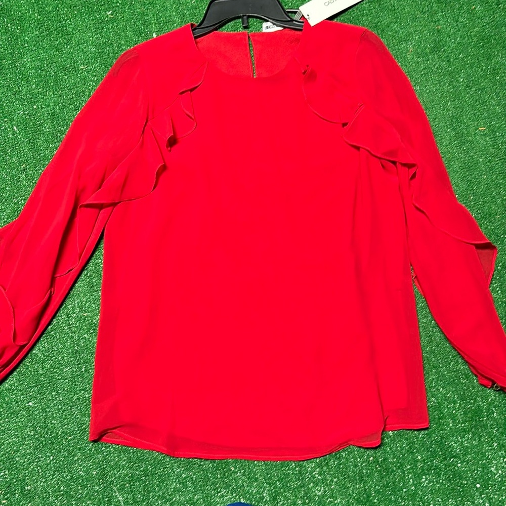 NWT Beautiful ruffle blouse / top